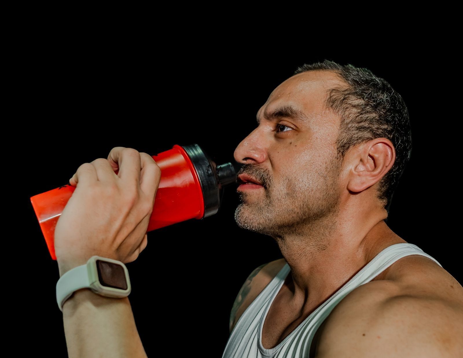 Cena de loja de suplementos e de treino, foto ilustrativa